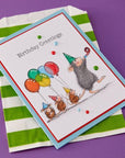 Spellbinders - House-Mouse Party Parade Collection - Cling Stamps - Party Parade-ScrapbookPal