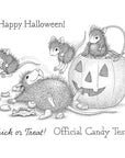 Spellbinders - House-Mouse Tree-mendous Christmas Collection - Cling Stamps - Trick or Treat!-ScrapbookPal