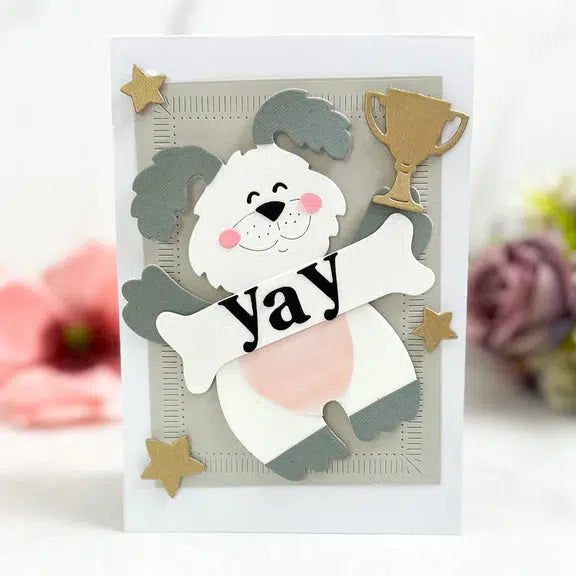 Spellbinders - Hugs Collection - Dies - Puppy Hugs-ScrapbookPal