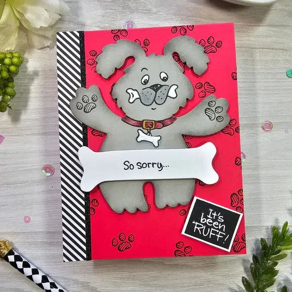 Spellbinders - Hugs Collection - Dies - Puppy Hugs-ScrapbookPal