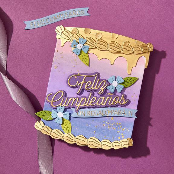 Spellbinders - International Sentiments Collection - Press Plates &amp; Dies - Spanish Sentiments-ScrapbookPal