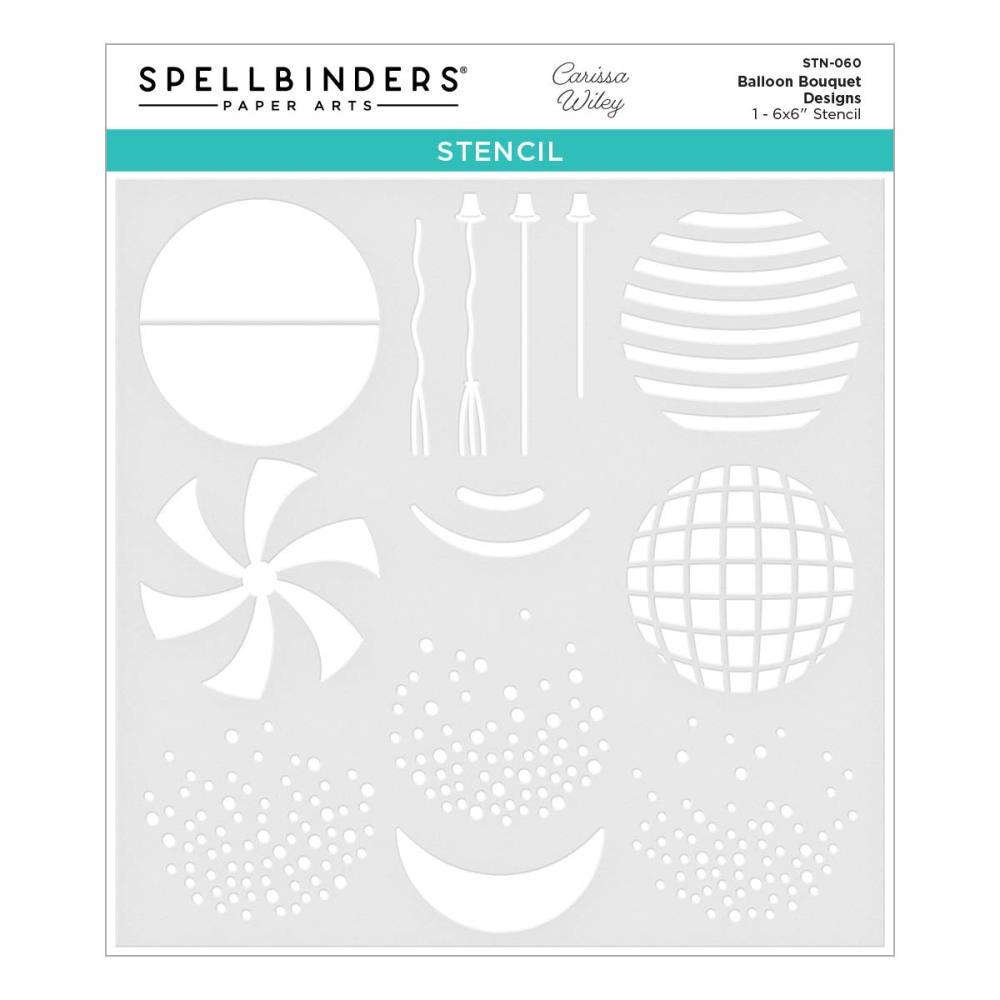 Spellbinders - It’s My Party - Stencils - Balloon Bouquet Designs-ScrapbookPal