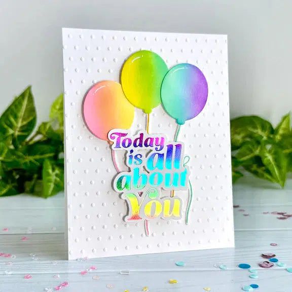 Spellbinders - It’s My Party Too - Embossing Folder - Tiny Dots - Scratch &amp; Dent-ScrapbookPal