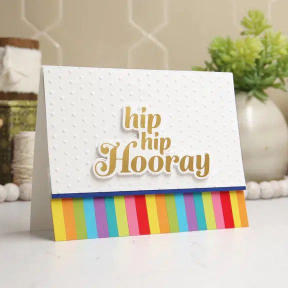 Spellbinders - It’s My Party Too - Embossing Folder - Tiny Dots - Scratch &amp; Dent-ScrapbookPal
