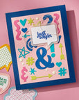 Spellbinders - Just Sayin' Collection - Clear Stamps - Speech Bubbles Sentiments-ScrapbookPal