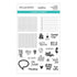 Spellbinders - Just Sayin' Collection - Clear Stamps - Speech Bubbles Sentiments-ScrapbookPal