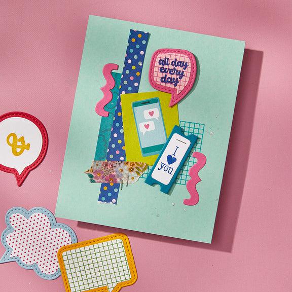 Spellbinders - Just Sayin&#39; Collection - Dies - Punctuation &amp; Icons-ScrapbookPal