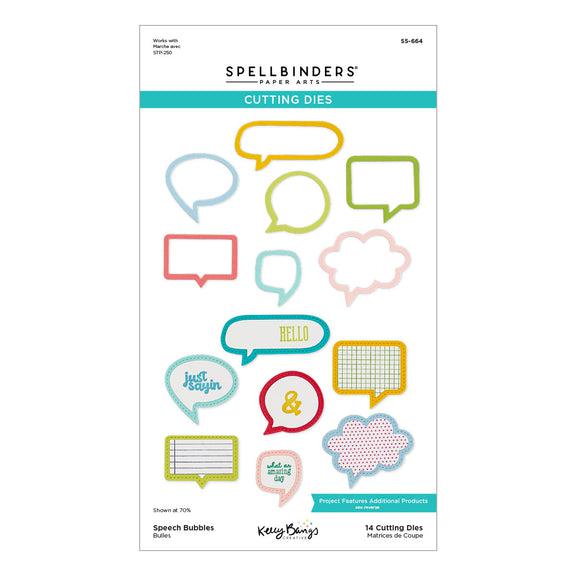 Spellbinders - Just Sayin' Collection - Dies - Speech Bubbles-ScrapbookPal
