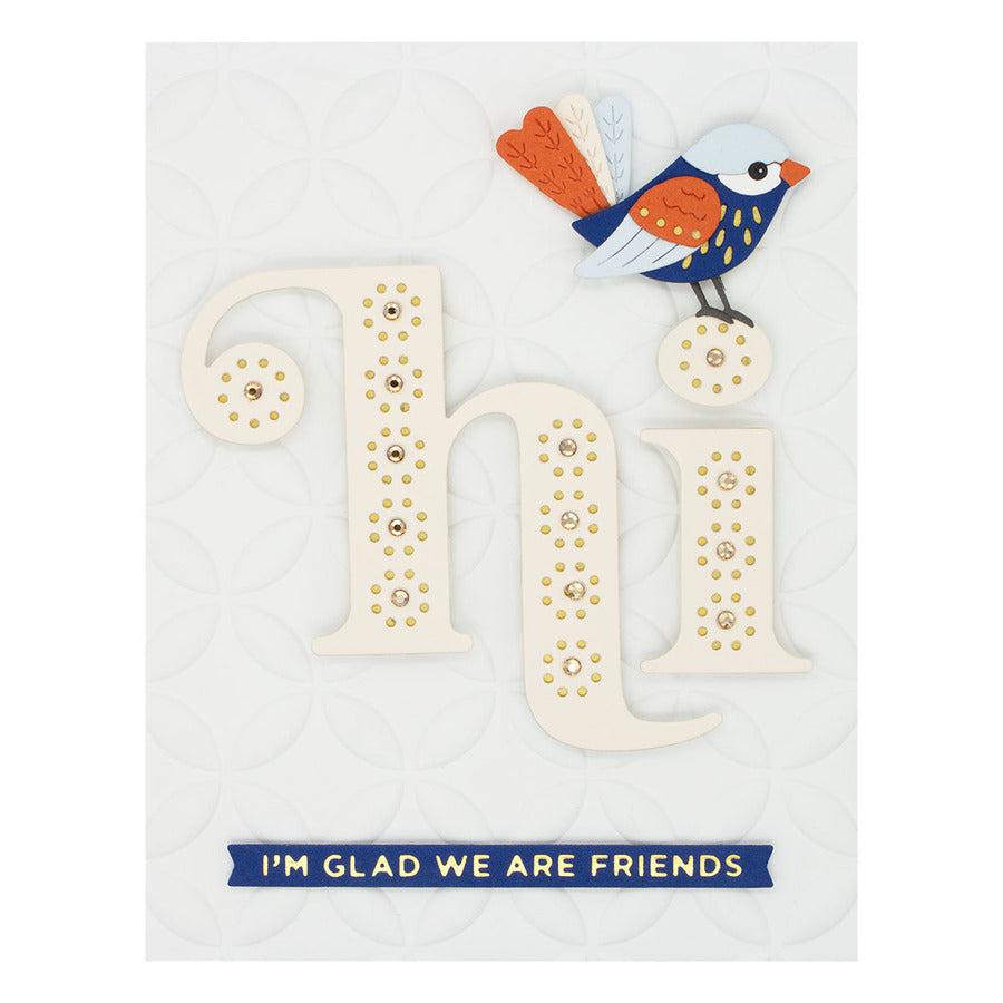 Spellbinders - Just Wanted to Say Collection - Dies - Little Chickadee-ScrapbookPal