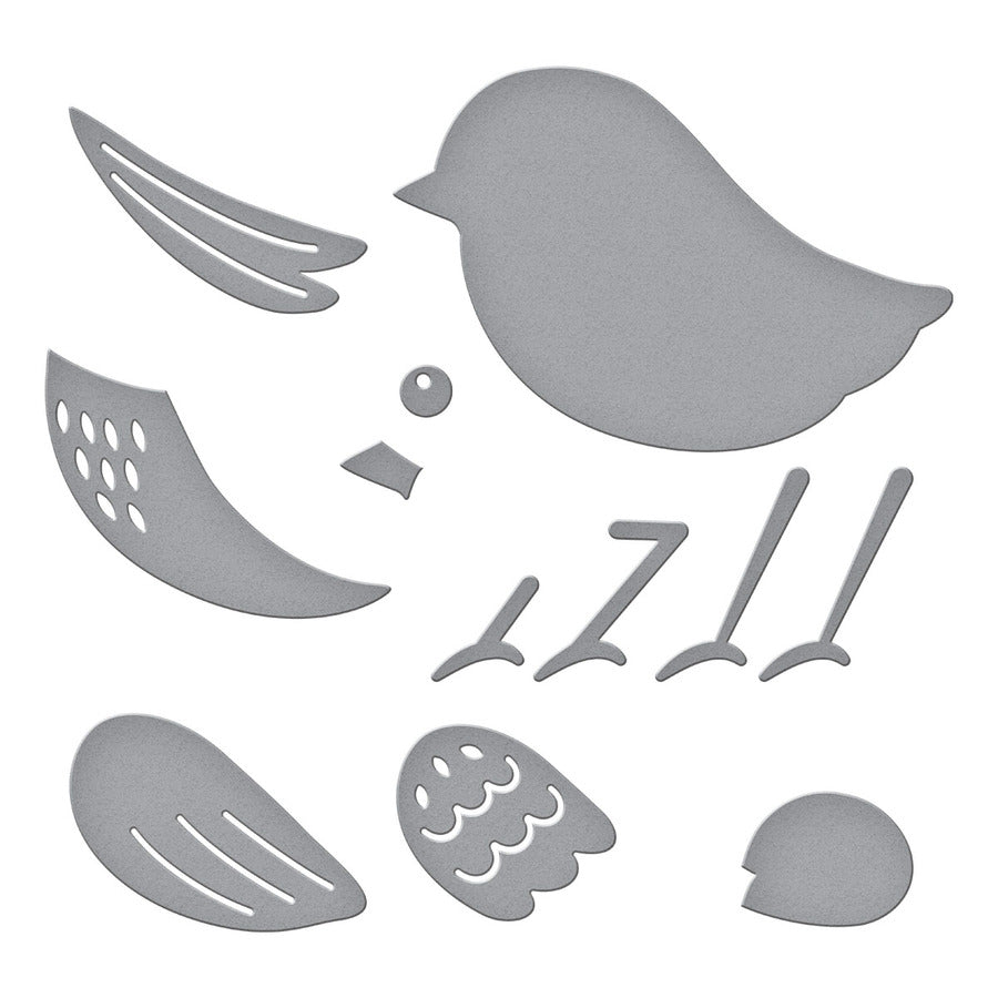Spellbinders - Just Wanted to Say Collection - Dies - Sweet Birdie-ScrapbookPal