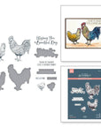 Spellbinders - Justine's Farm Collection - Press Plates & Dies - Feathered Friends-ScrapbookPal