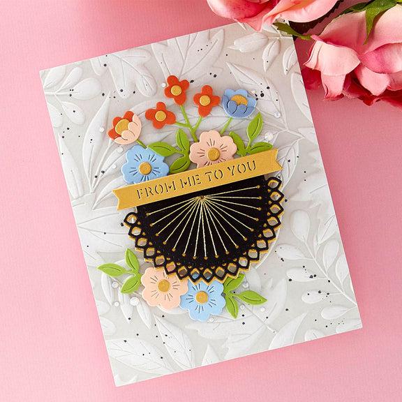 Spellbinders - Kaleidoscope Arch Collection - Dies - Stitched Kaleidoscope Arch-ScrapbookPal