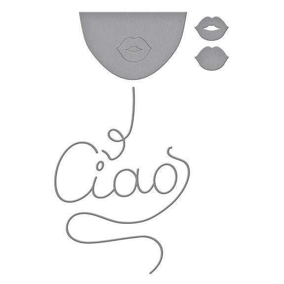 Spellbinders - La Dolce Vita Collection - Dies - Ciao Spaghetti-ScrapbookPal