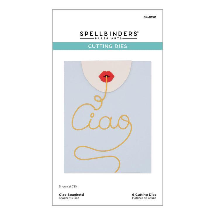 Spellbinders - La Dolce Vita Collection - Dies - Ciao Spaghetti-ScrapbookPal