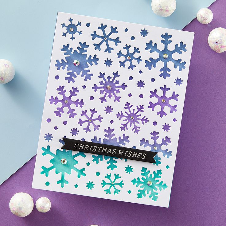 Spellbinders - Let It Snow Collection - Dies - Frozen Flurries-ScrapbookPal