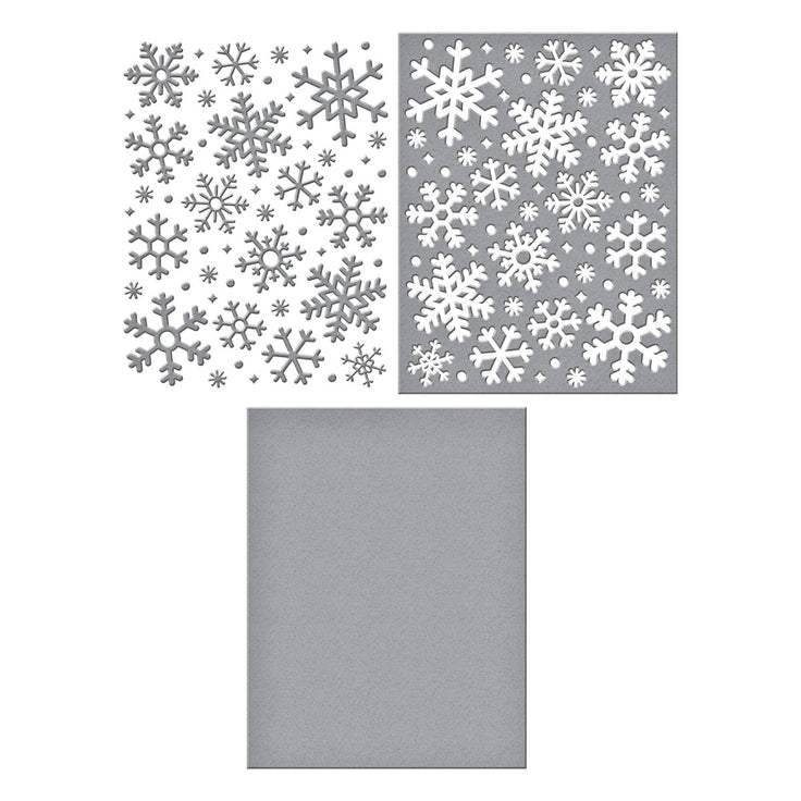 Spellbinders - Let It Snow Collection - Dies - Frozen Flurries-ScrapbookPal