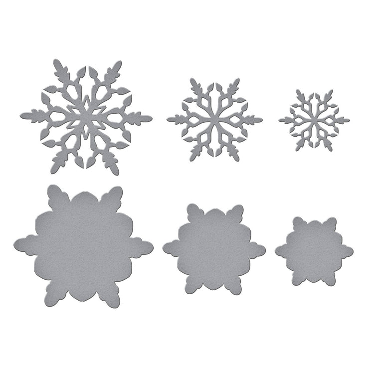 Spellbinders - Let It Snow Collection - Dies - Layering Snowflakes-ScrapbookPal