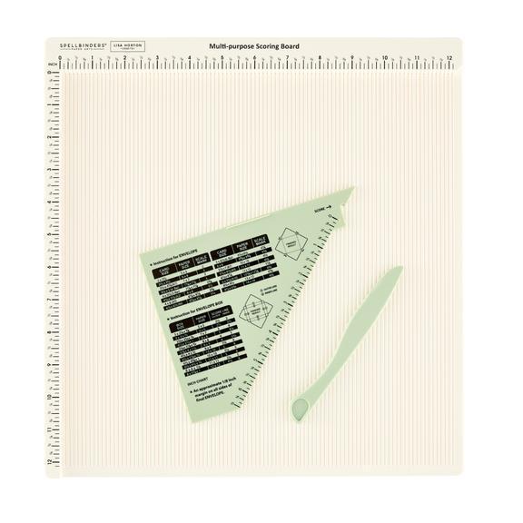 Spellbinders - Lisa Horton Crafts - Scoring Board - 12 x 12" - Special Edition-ScrapbookPal