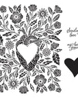 Spellbinders - Love on the Rocks Collection - Press Plates & Dies - My Heart Beats for You-ScrapbookPal