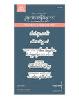 Spellbinders - Love on the Rocks Collection - Press Plates & Dies - Valentine Happy Hour Sentiments-ScrapbookPal