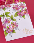 Spellbinders - Magical Fuschia Collection - Stencils - Layered Magical Fuchsia-ScrapbookPal