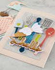 Spellbinders - Make It & Bake It Collection - Dies - Fluff, Frost & Roll-ScrapbookPal