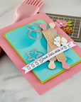 Spellbinders - Make It & Bake It Collection - Dies - Fluff, Frost & Roll-ScrapbookPal