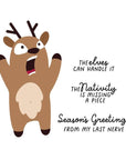 Spellbinders - Merry Mayhem Collection - Clear Stamp & Dies - Rein It In-ScrapbookPal