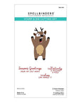 Spellbinders - Merry Mayhem Collection - Clear Stamp & Dies - Rein It In-ScrapbookPal
