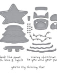 Spellbinders - Merry Mischief Collection - Clear Stamps & Dies - Deck the Paws-ScrapbookPal
