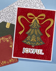 Spellbinders - Merry Moments Collection - 3D Embossing Folder - Christmas Cameos-ScrapbookPal