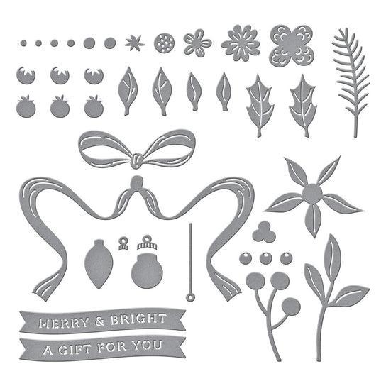 Spellbinders - Merry Moments Collection - Dies - Gifting Bow-ScrapbookPal