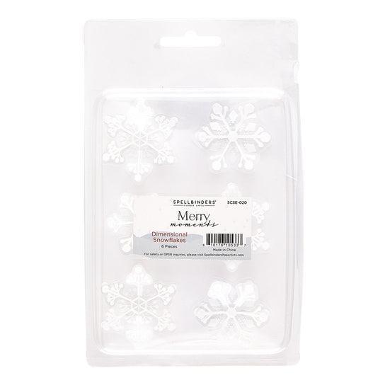 Spellbinders - Merry Moments Collection - Dimensional Snowflakes-ScrapbookPal