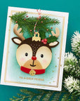 Spellbinders - Merry Mug & Circle Delights Collection - Dies - Santa’s Festive Circle Crew-ScrapbookPal