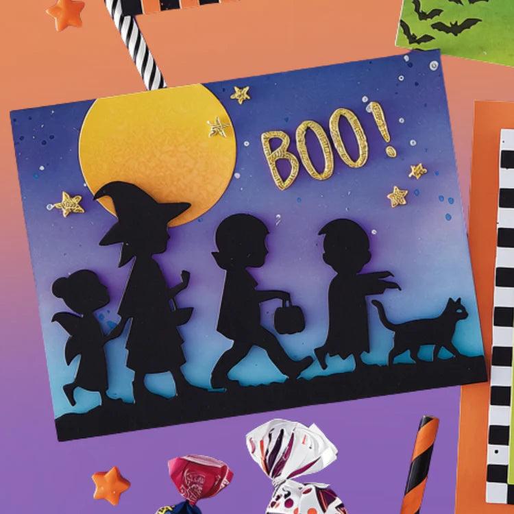 Spellbinders - Midnight Mischief Collection - Dies - Boo Parade-ScrapbookPal