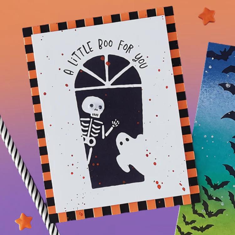 Spellbinders - Midnight Mischief Collection - Dies - Color Block Accent Rectangles-ScrapbookPal