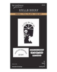 Spellbinders - Midnight Mischief Collection - Letterpress + Foil Plate & Dies - Ghoulish Greetings-ScrapbookPal