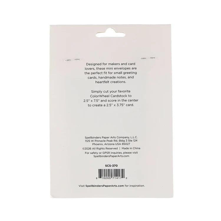 Spellbinders - Mini Envelopes - Kraft, 25 pack-ScrapbookPal