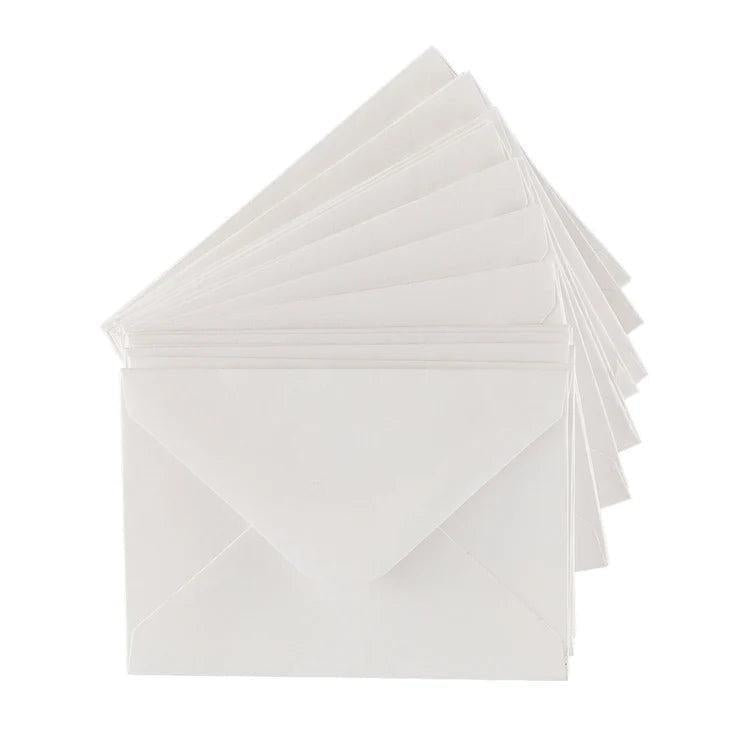 Spellbinders - Mini Envelopes - White, 25 pack-ScrapbookPal