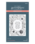 Spellbinders - Mirrored Arch Collection - Press Plate - Mirrored Arch Blooms-ScrapbookPal