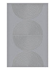 Spellbinders - Modern Botanicals Collection - Embossing Folder - Lined Circles-ScrapbookPal