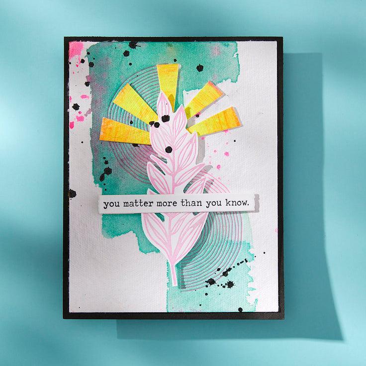 Spellbinders - Modern Botanicals Collection - Registration Press Plates &amp; Dies - Flourishing-ScrapbookPal
