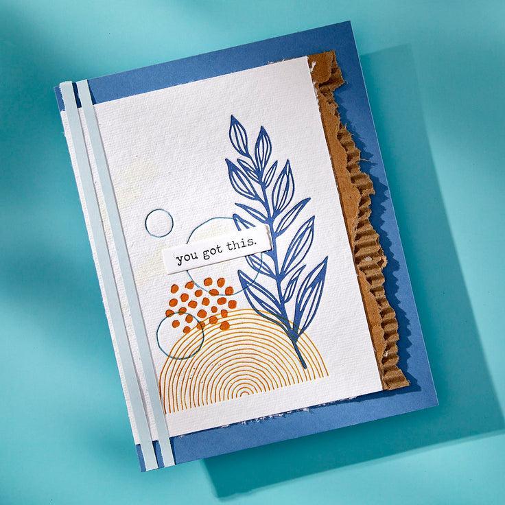 Spellbinders - Modern Botanicals Collection - Registration Press Plates &amp; Dies - Flourishing-ScrapbookPal