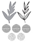 Spellbinders - Modern Botanicals Collection - Registration Press Plates & Dies - Growing-ScrapbookPal