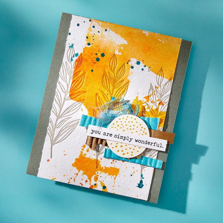 Spellbinders - Modern Botanicals Collection - Registration Press Plates &amp; Dies - Growing-ScrapbookPal