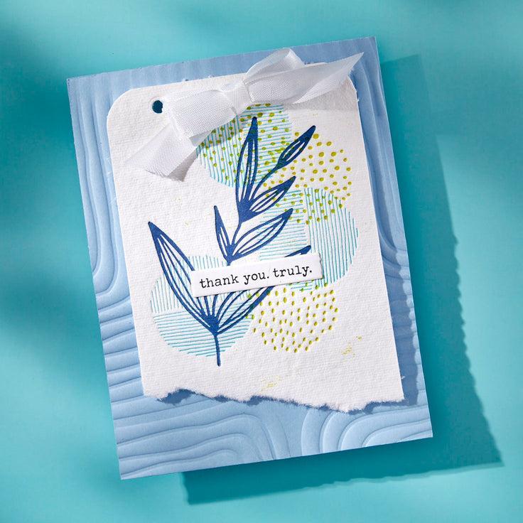 Spellbinders - Modern Botanicals Collection - Registration Press Plates &amp; Dies - Growing-ScrapbookPal