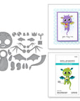 Spellbinders - Monster Birthday Collection - Dies - Dancin' Birthday Dragon-ScrapbookPal