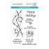Spellbinders - Mugs & Kisses Collection - Clear Stamps - Mugs and Kisses Sentiments-ScrapbookPal