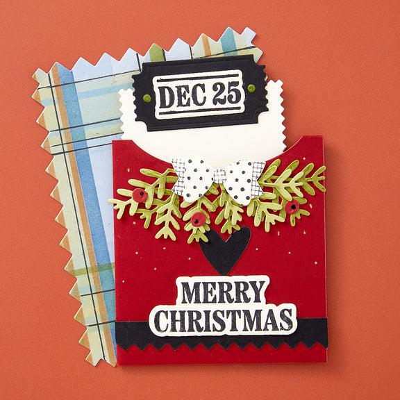 Spellbinders - Not Your Ordinary Card Collection - Clear Stamps &amp; Dies - Christmas Add-Ons-ScrapbookPal