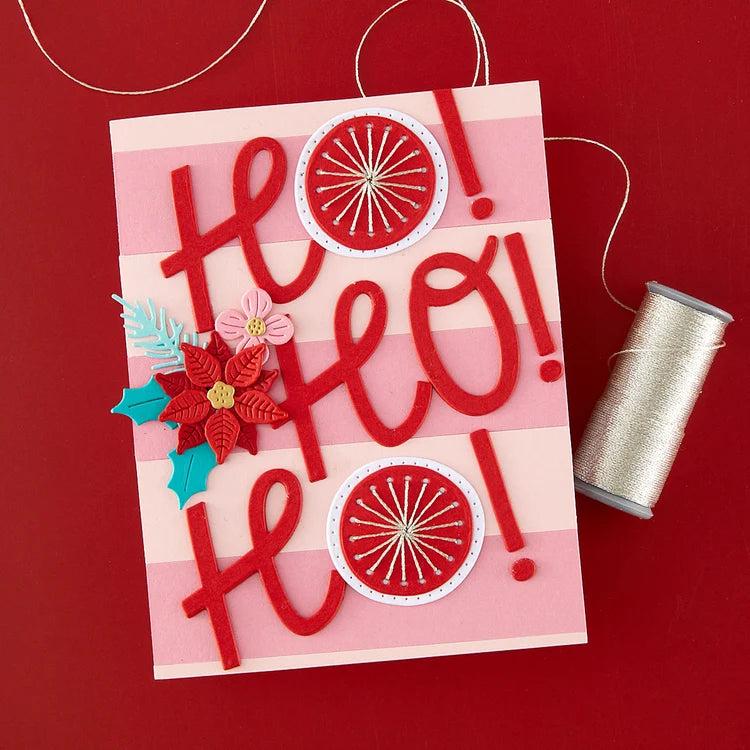 Spellbinders - Oh Christmas Stitch Christmas Collection - Dies - Stitched Baubles &amp; Boughs-ScrapbookPal